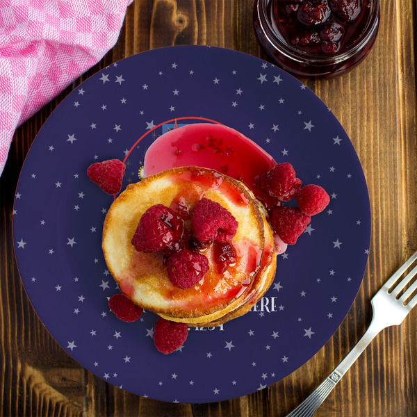 Las Vegas Airstream Club Melamine Plate 8 inches - LIFESTYLE