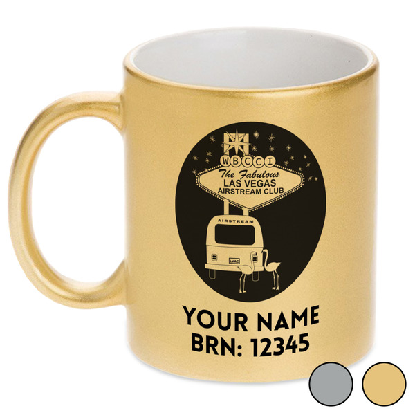 Las Vegas Airstream Club Metallic Mugs - Swatches