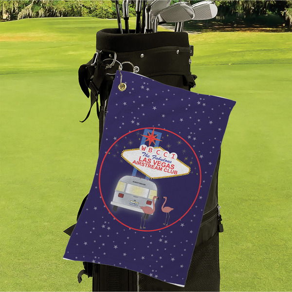Las Vegas Airstream Club Microfiber Golf Towels - Small - LIFESTYLE