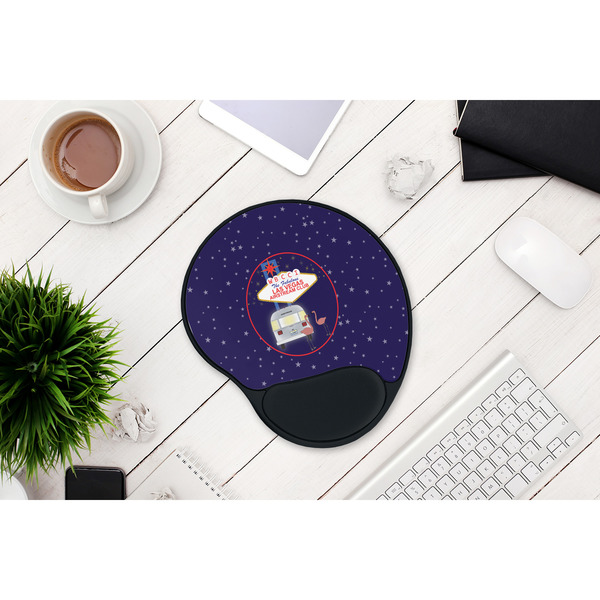 Las Vegas Airstream Club Mouse Pad with Wrist Rest - LIFESYTLE 1