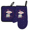 Las Vegas Airstream Club Left Oven Mitt & Pot Holder Set
