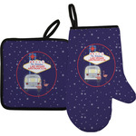 Las Vegas Airstream Club Right Oven Mitt & Pot Holder Set
