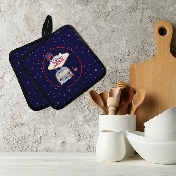 Las Vegas Airstream Club Neoprene Pot Holder - Set of 2  LIFESTYLE