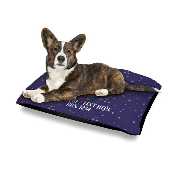 Las Vegas Airstream Club Outdoor Dog Beds - Medium - IN CONTEXT