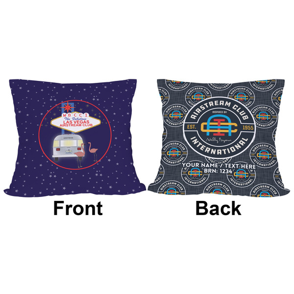 Las Vegas Airstream Club Outdoor Pillow - 16x16