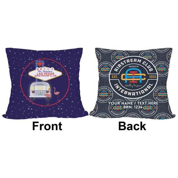 Las Vegas Airstream Club Outdoor Pillow - 18x18