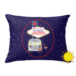 Las Vegas Airstream Club Outdoor Throw Pillow - Rectangular