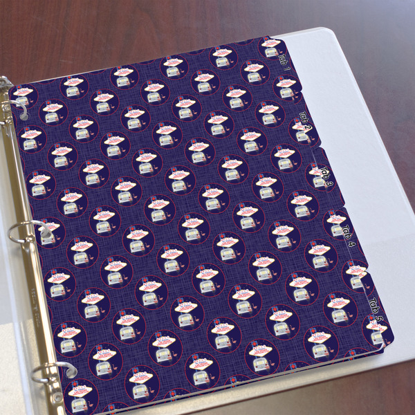 Las Vegas Airstream Club Page Dividers - Set of 5 - In Context