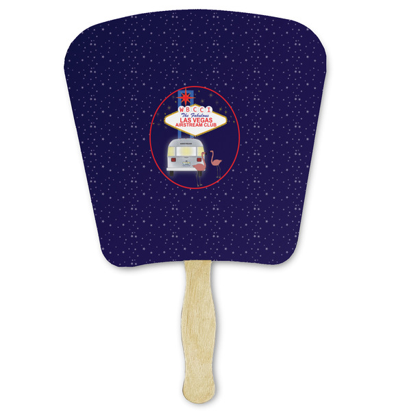 Custom Las Vegas Airstream Club Paper Fan