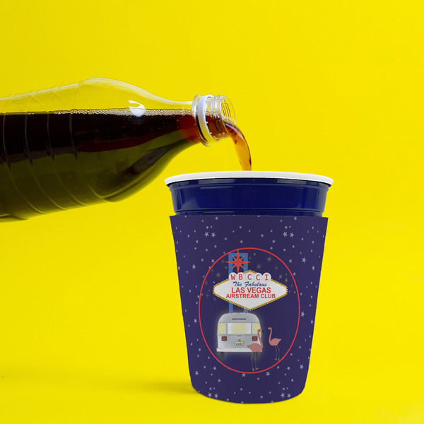 Las Vegas Airstream Club Party Cup Sleeves - without bottom - Lifestyle