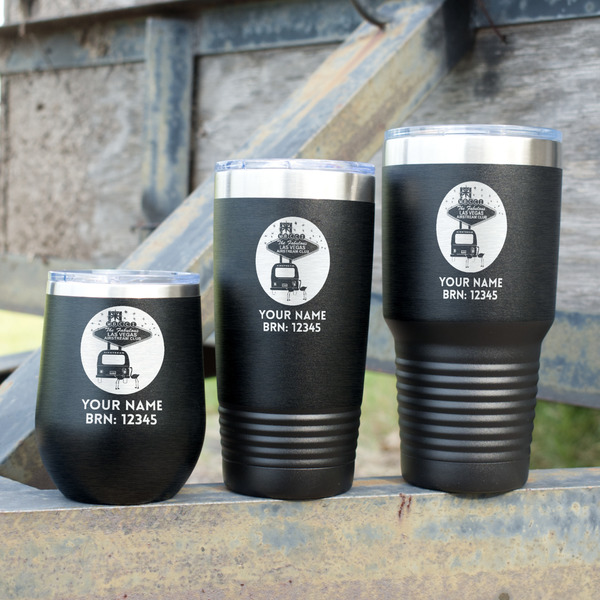 Las Vegas Airstream Club Polar Camel Tumblers - Group Shot