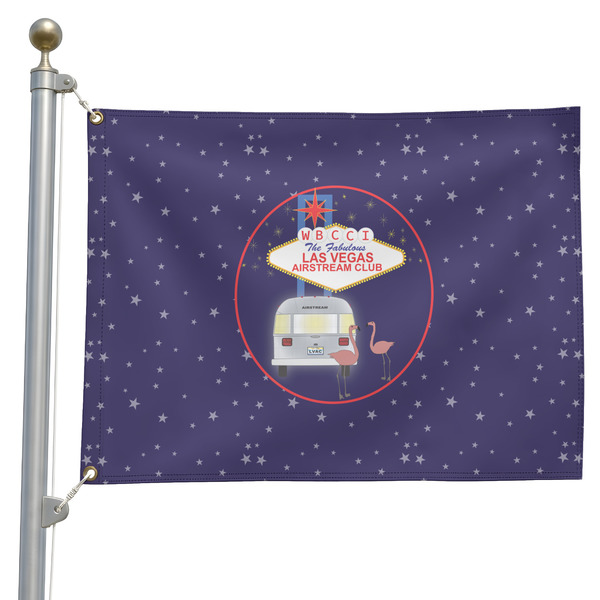 Custom Las Vegas Airstream Club Pole Flag