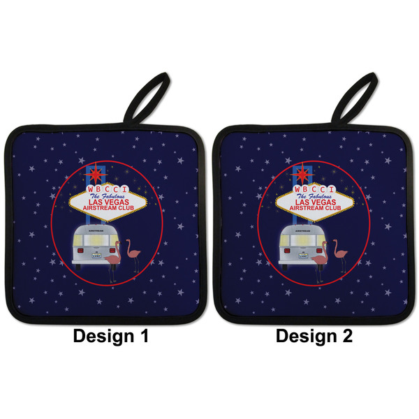 Las Vegas Airstream Club Pot Holders - Set of 2 APPROVAL