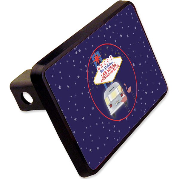 Custom Las Vegas Airstream Club Rectangular Trailer Hitch Cover - 2"
