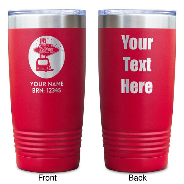 Las Vegas Airstream Club Red Polar Camel Tumbler - 20oz - Double Sided - Approval