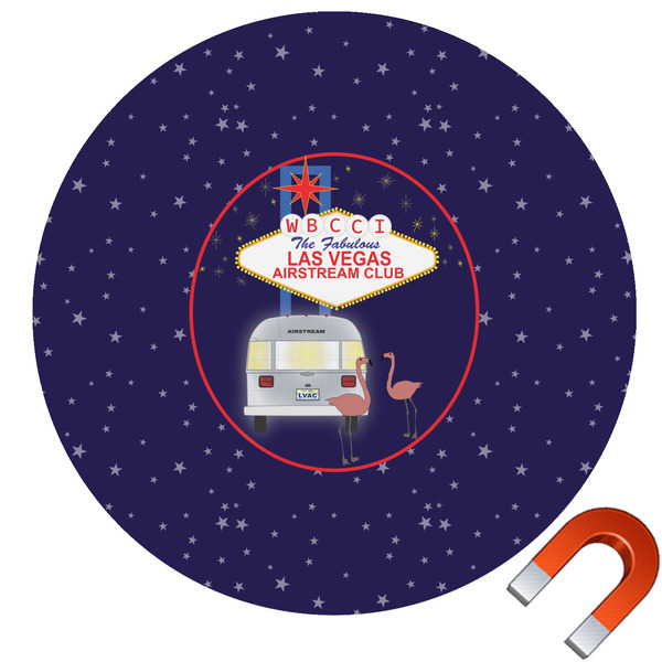 Custom Las Vegas Airstream Club Car Magnet