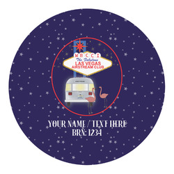 Las Vegas Airstream Club Round Decal