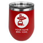 Las Vegas Airstream Club Stemless Stainless Steel Wine Tumbler - Red - Single-Sided