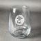Las Vegas Airstream Club Stemless Wine Glass - Laser Engraved