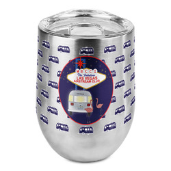 Las Vegas Airstream Club Stemless Wine Tumbler - Full Print