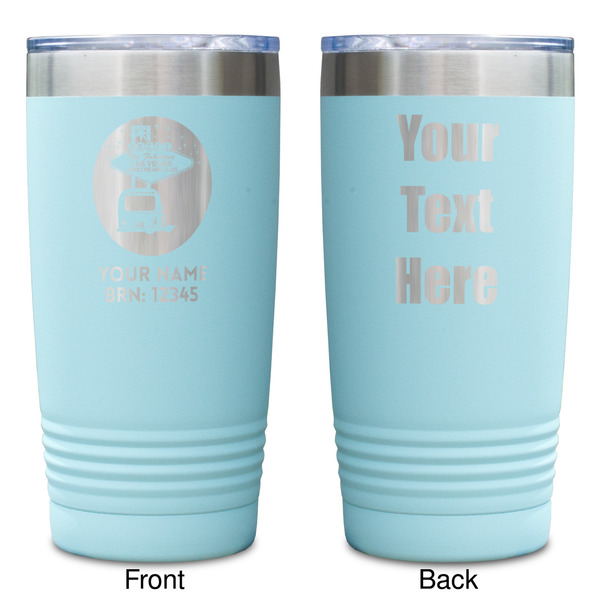 Las Vegas Airstream Club Teal Polar Camel Tumbler - 20oz -Double Sided - Approval