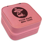 Las Vegas Airstream Club Travel Jewelry Boxes - Pink Leather