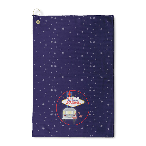 Custom Las Vegas Airstream Club Waffle Weave Golf Towel