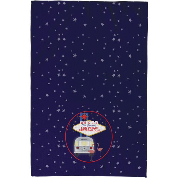 Las Vegas Airstream Club Waffle Weave Towel - Full Color Print - Approval Image