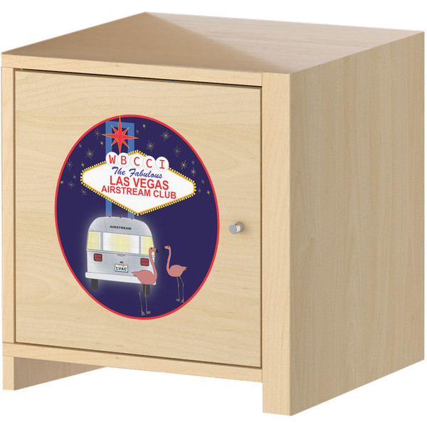 Las Vegas Airstream Club Wall Graphic on Wooden Cabinet