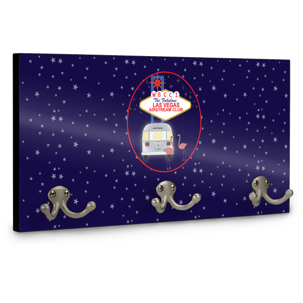 Las Vegas Airstream Club Wall Mounted Coat Hanger - Side View