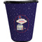 Las Vegas Airstream Club Waste Basket - Single-Sided - Black
