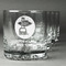 Las Vegas Airstream Club Whiskey Glasses - Engraved - Set of 4