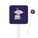 Las Vegas Airstream Club Square Plastic Stir Sticks