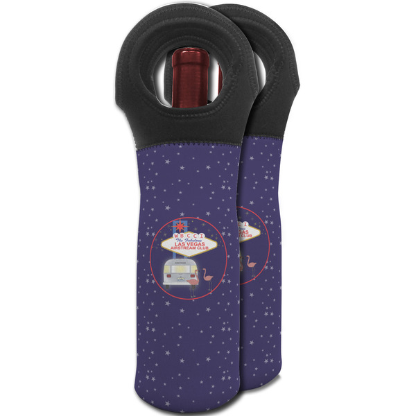 Las Vegas Airstream Club Wine Tote Bag - Two Bags