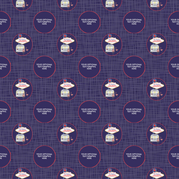 Las Vegas Airstream Club Wrapping Paper 12" x 12" Close Up