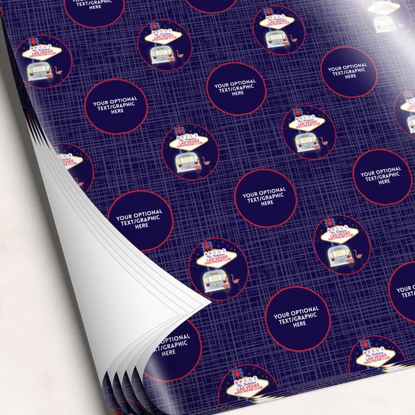 Custom Las Vegas Airstream Club Wrapping Paper Sheets