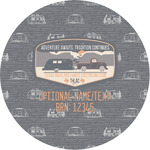 Texas Highland Lakes Airstream Club Logo Multipurpose Round Labels - 1"