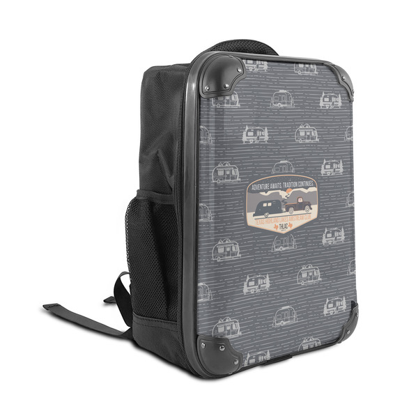 Texas Highland Lakes Airstream Club Logo 15" Backpack - ANGLE VIEW