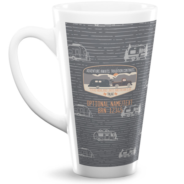 Custom Texas Highland Lakes Airstream Club Logo Latte Mug