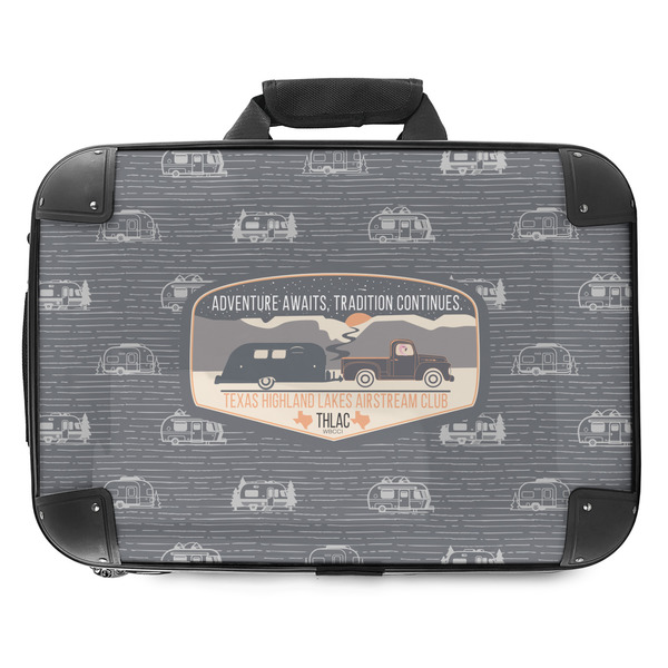 Custom Texas Highland Lakes Airstream Club Logo Hard Shell Briefcase - 18"