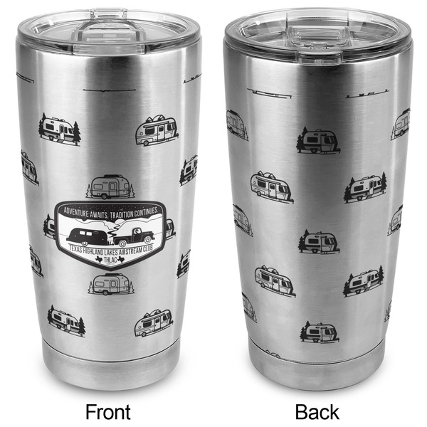 Texas Highland Lakes Airstream Club Logo 20oz SS Tumbler - Full Print - Approval