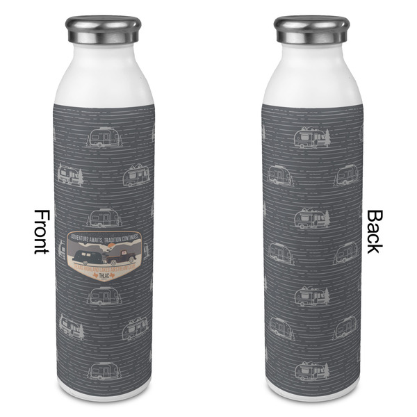 Texas Highland Lakes Airstream Club Logo 20oz Water Bottles - Full Print - Approval