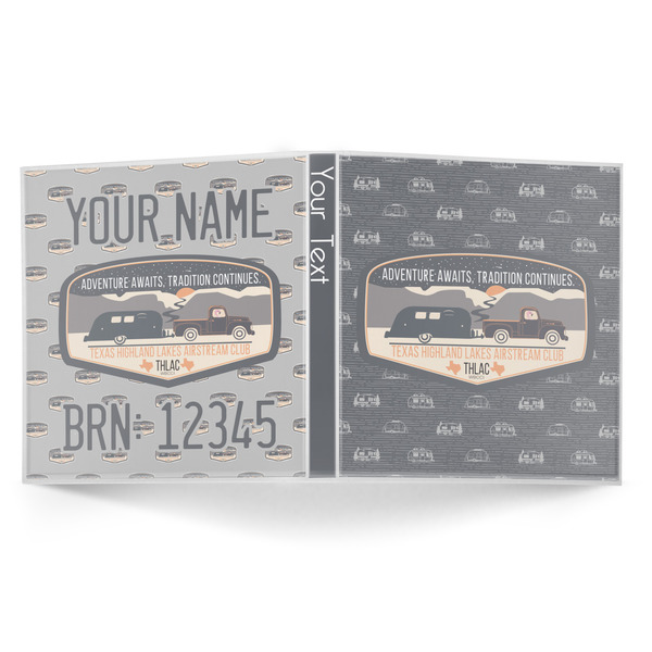 Texas Highland Lakes Airstream Club Logo 3-Ring Binder - 1" - Approval