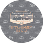 Texas Highland Lakes Airstream Club Logo Multipurpose Round Labels - 4"