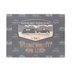 Texas Highland Lakes Airstream Club Logo Area Rug