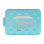Texas Highland Lakes Airstream Club Logo Aluminum Baking Pan with Teal Lid