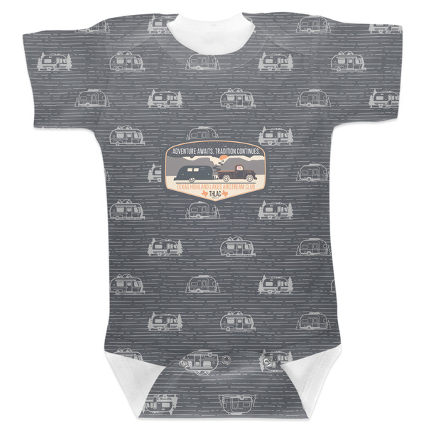 Custom Texas Highland Lakes Airstream Club Logo Baby Bodysuit