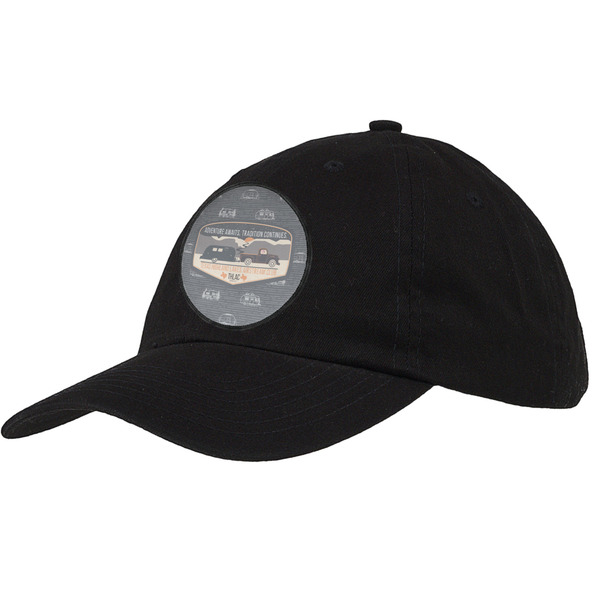 Custom Texas Highland Lakes Airstream Club Logo Baseball Cap - Black