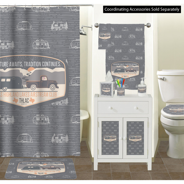 Texas Highland Lakes Airstream Club Logo Bathroom Scene
