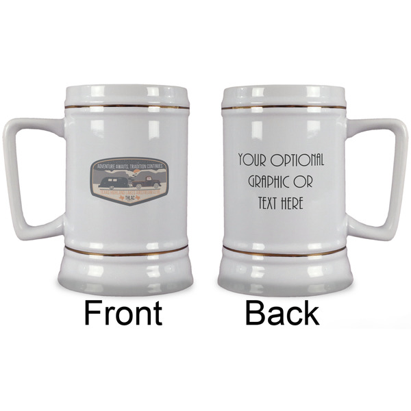 Texas Highland Lakes Airstream Club Logo Beer Stein - Approval